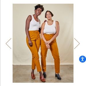 Big Bud Press mustard pencil pants